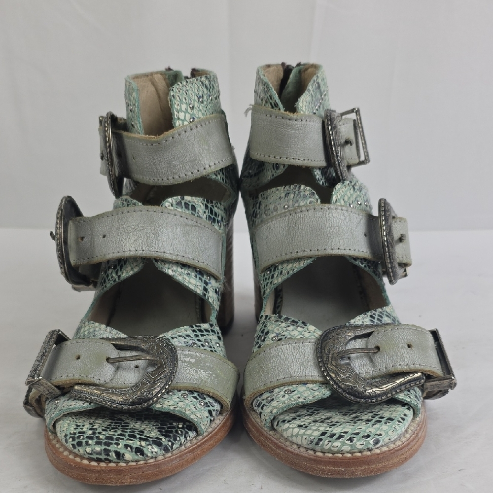 Freebird By Steven Python Print Leather Women's A… - image 5